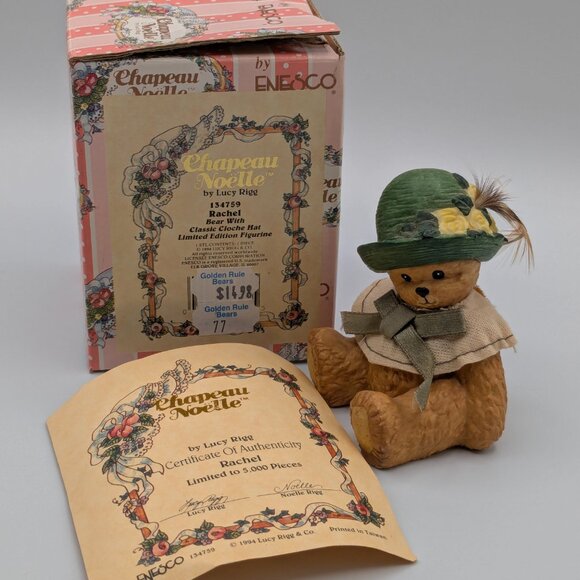 Chapeau Noelle Rachel (134759) 1994, Lucy Rigg, Limited Edition Figurine - Picture 2 of 10